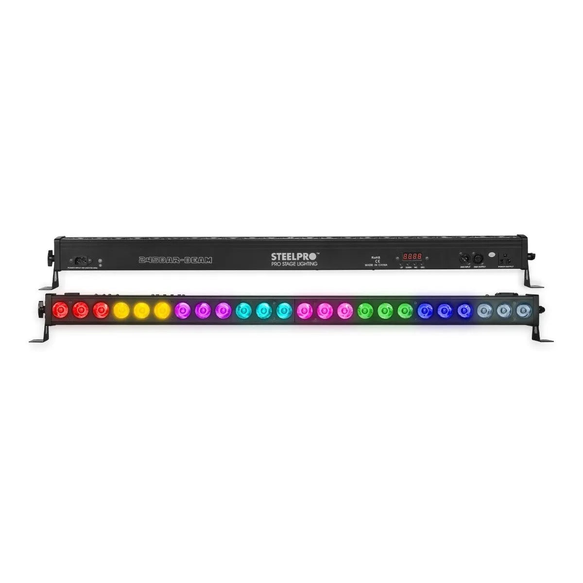 Steelpro Barra Led Alta Potencia 24x5w Rgb - 3 En 1