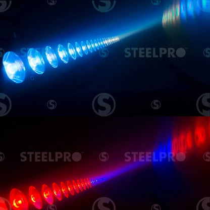 Steelpro Barra Led Alta Potencia 24x5w Rgb - 3 En 1