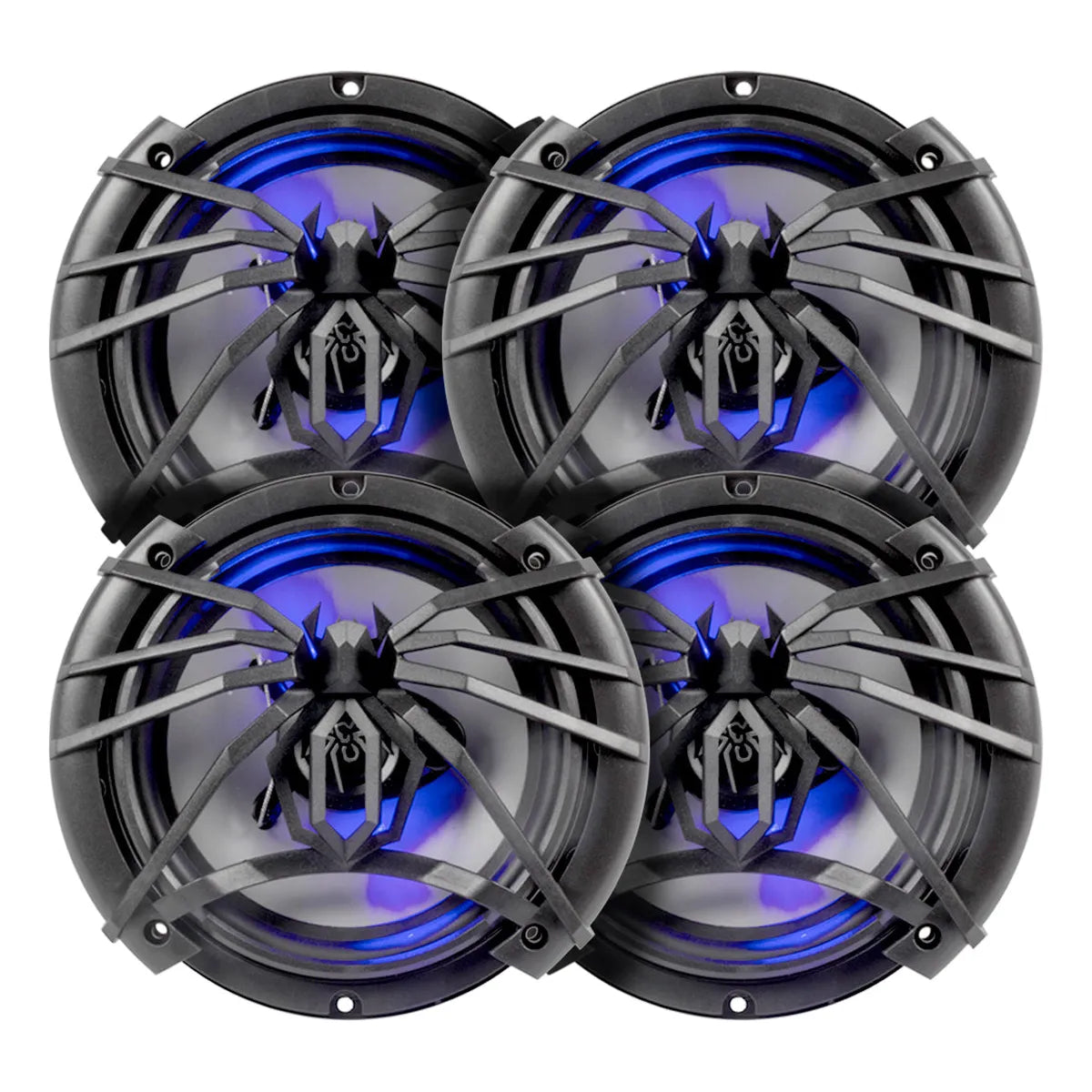 Steelpro Kit Autoestereo Bluetooth Y 4 Bocinas 6.5