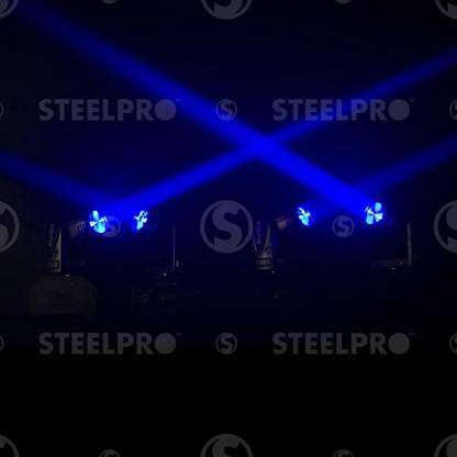 Steelpro Mini Cabeza Móvil Beam Rgbw, 4 En 1, 15 Watts