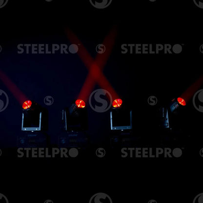 Steelpro Mini Cabeza Móvil Beam Rgbw, 4 En 1, 15 Watts
