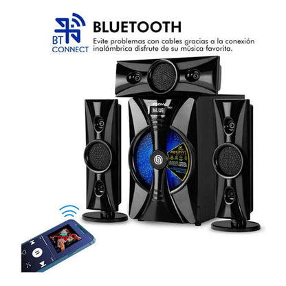 Steelpro Minicomponente Home Theater 8,000 W - Armony - b3.1 Color Negro Potencia Rms 475 W