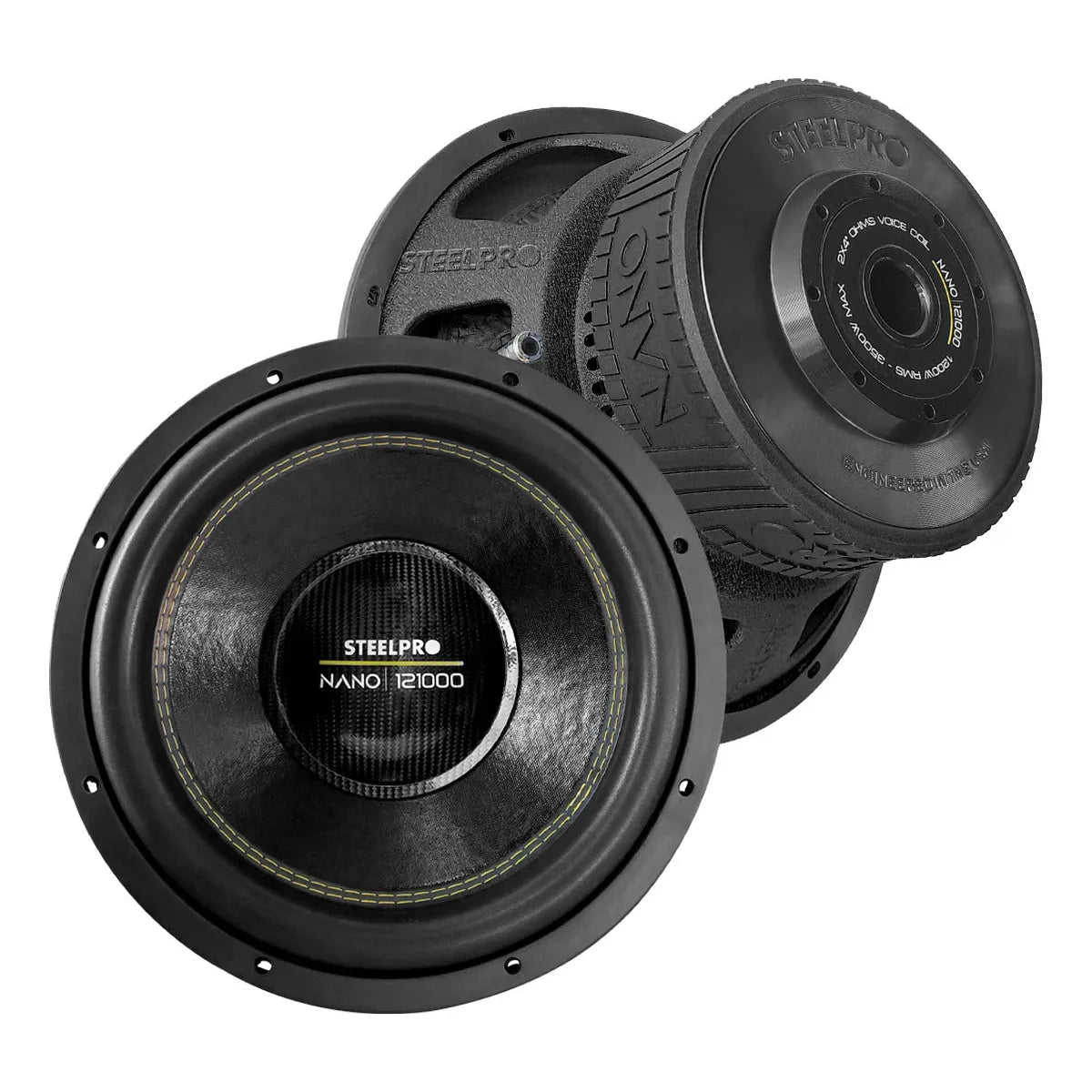 Subwoofer 12 PuLG Openshow 3500w Fibra Carbono By Steelpro