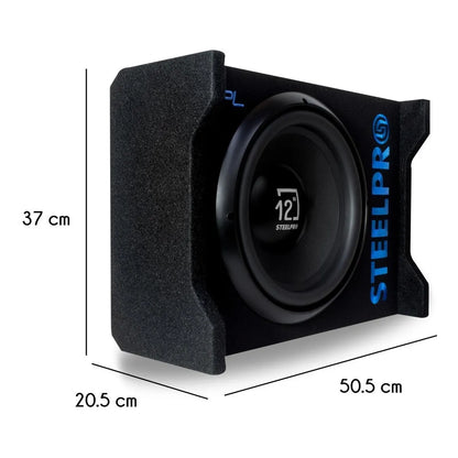Subwoofer 12' Amplificado 1200w Spl Alta Presion Steelpro