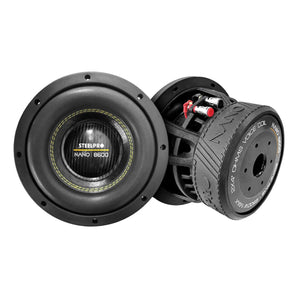Subwoofer 8puLG Steelpro Nano8600 2500w Doble Bobina Color Negro