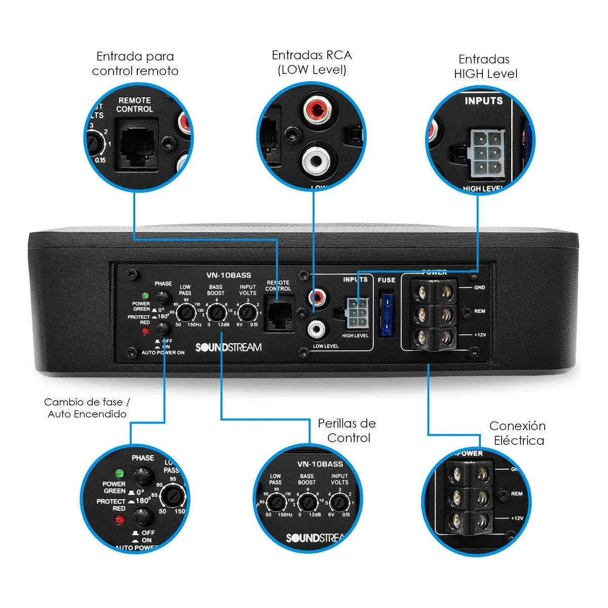 Subwoofer Amplificado 10  Autopower 1000w Soundstream