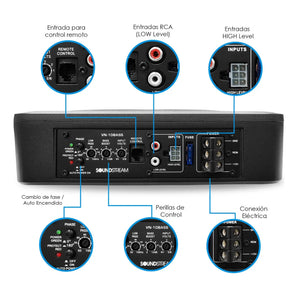 Subwoofer Amplificado 10  Autopower 1000w Soundstream