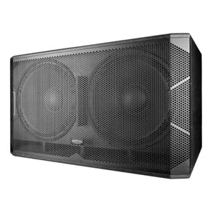 Subwoofer Amplificado Doble 18 Dsp 800w Prometheus Steelpro Color Negro