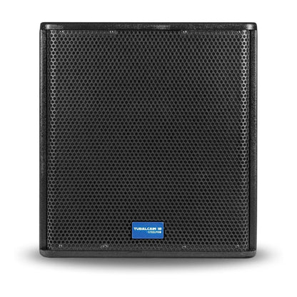 Subwoofer Profesional 3 Vías Tubalcain 18 Steelpro 1600w Color Negro