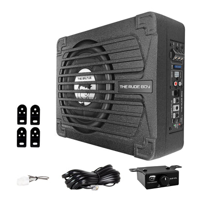 THE BRUTUS BLACK Subwoofer Amplificado 10'' 400w Rms Negro The Rude Boy by Steelpro