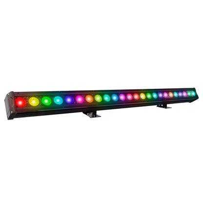 Triton-240 Barra LED Beam Exterior IP65 RGBW 24x10W | Iluminación Profesional Full Color con Control DMX de 4 a 41 Canales | Compacta y Resistente 100cm, 3.86kg para Instalación Fija o Móvil