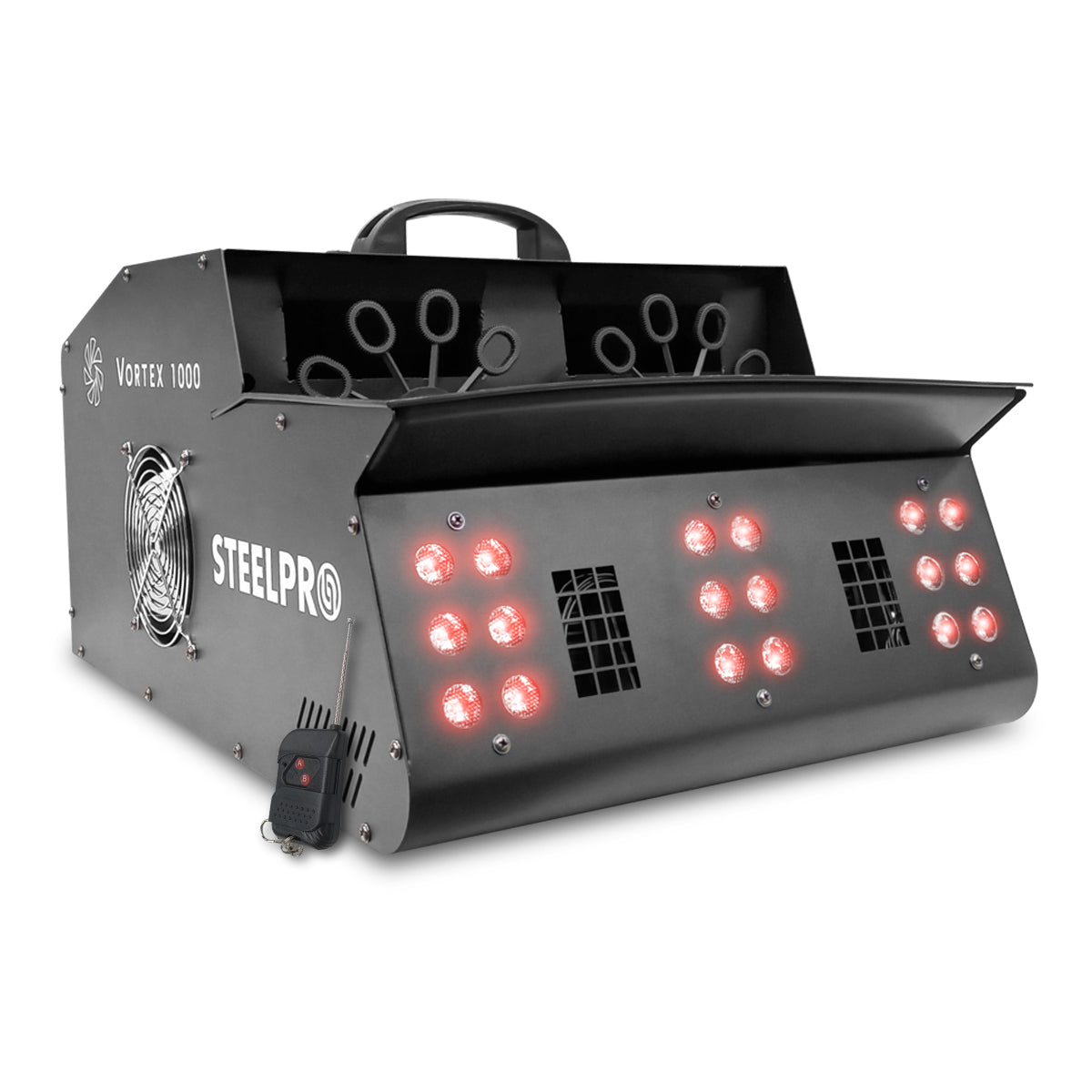 Máquina De Burbujas De Humo 18 Led/rgb Dmx 1000w Steelpro