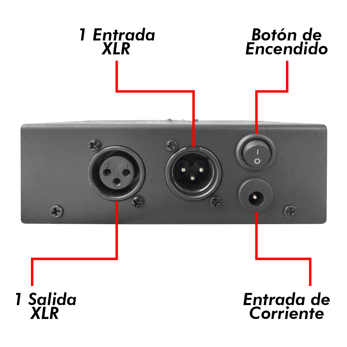 Splitter Divisor De Señal Dmx 8 Salidas Dmx512 - Steelpro