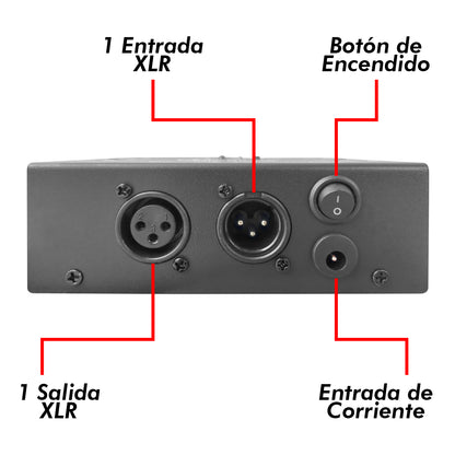 Splitter Divisor De Señal Dmx 8 Salidas Dmx512 - Steelpro