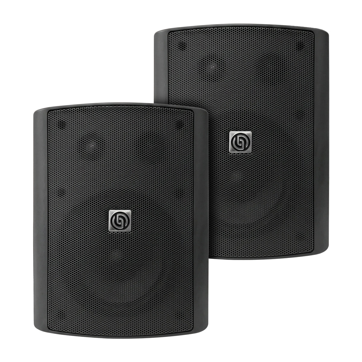 W52.50K2-B Par de Bocinas Ambientales Negras 5.25" Pasivas 50W RMS Tweeter Seda Hi-Fi Rejilla Anticorrosión 8 Ohms Audio Profesional Steelpro