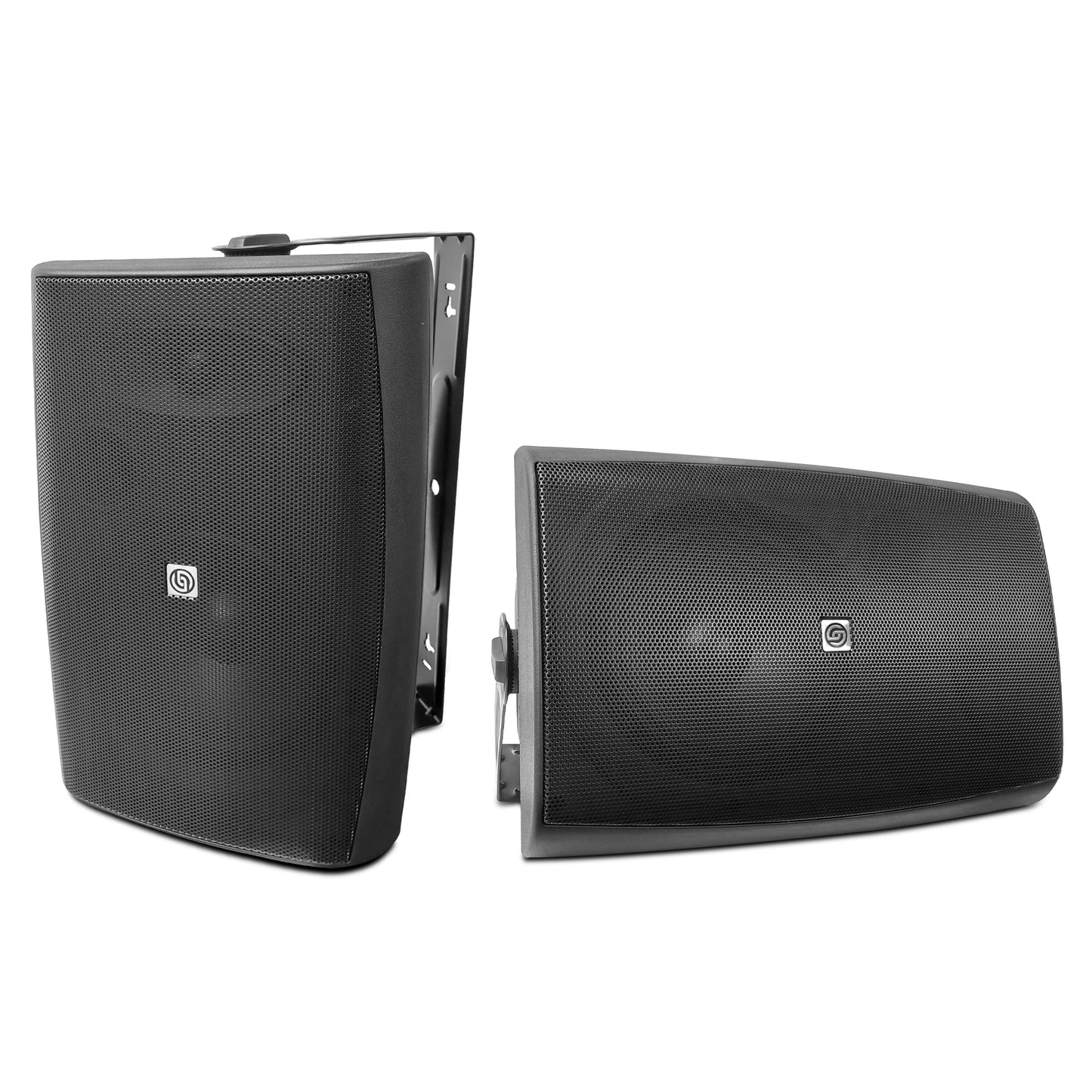 Par de Bocinas de Pared Steelpro W80.100BLACK 8” 100W RMS con Tweeter Domo de Seda Hi-Fi