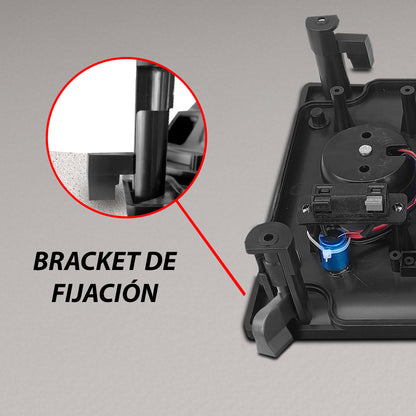 Kit Amplificador Bt 600w 4 Bocinas Ambiental 6.5 By Steelpro Blanco 600 W