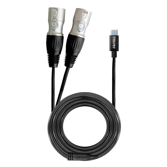 Cable Xlr-usb Tipo C 1.5m Oxigen Free By Steelpro