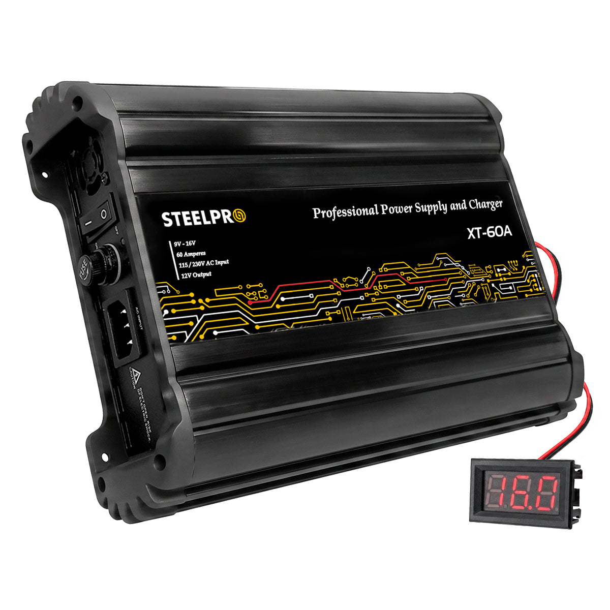XT-60A Fuente Poder Switching Profesional 60a 9-16v Regulable Steelpro