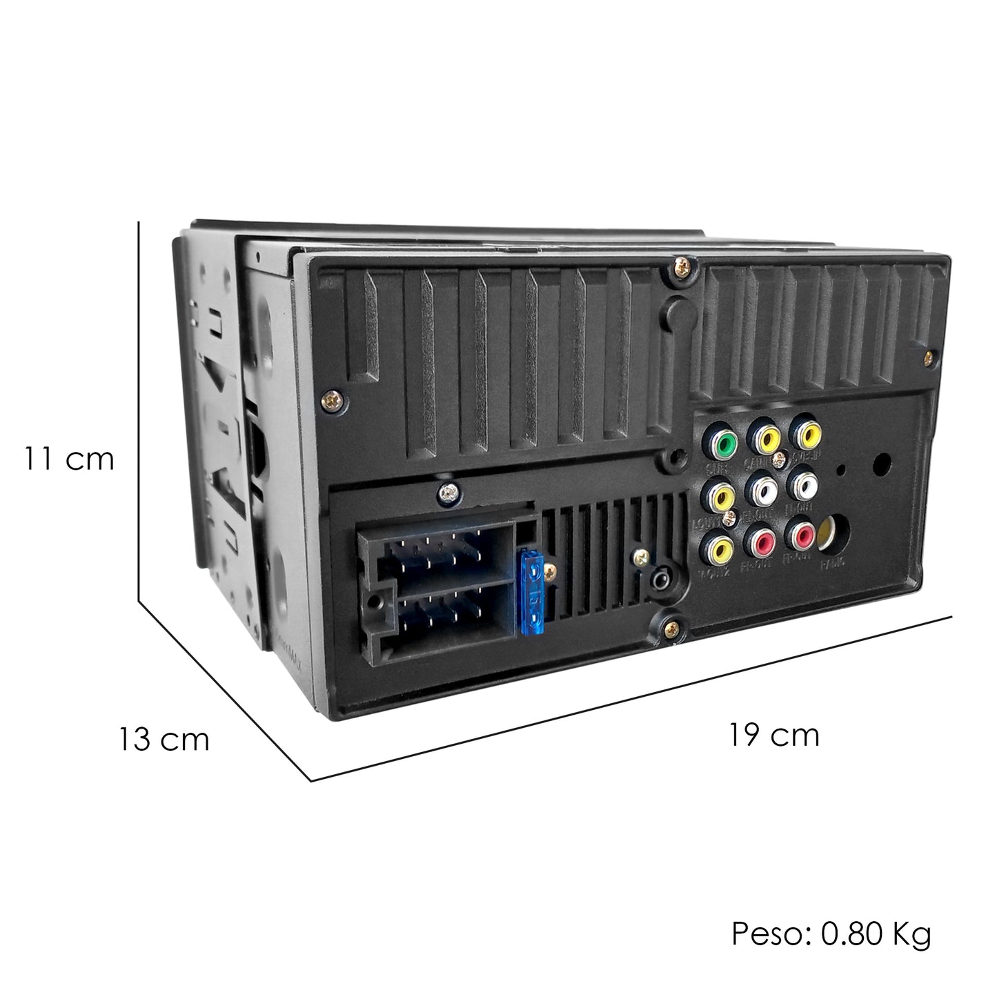 XZR-PRO 7851 Autoestéreo Pantalla Táctil 2 Din Mirror Link Bluetooth USB FM Steelpro