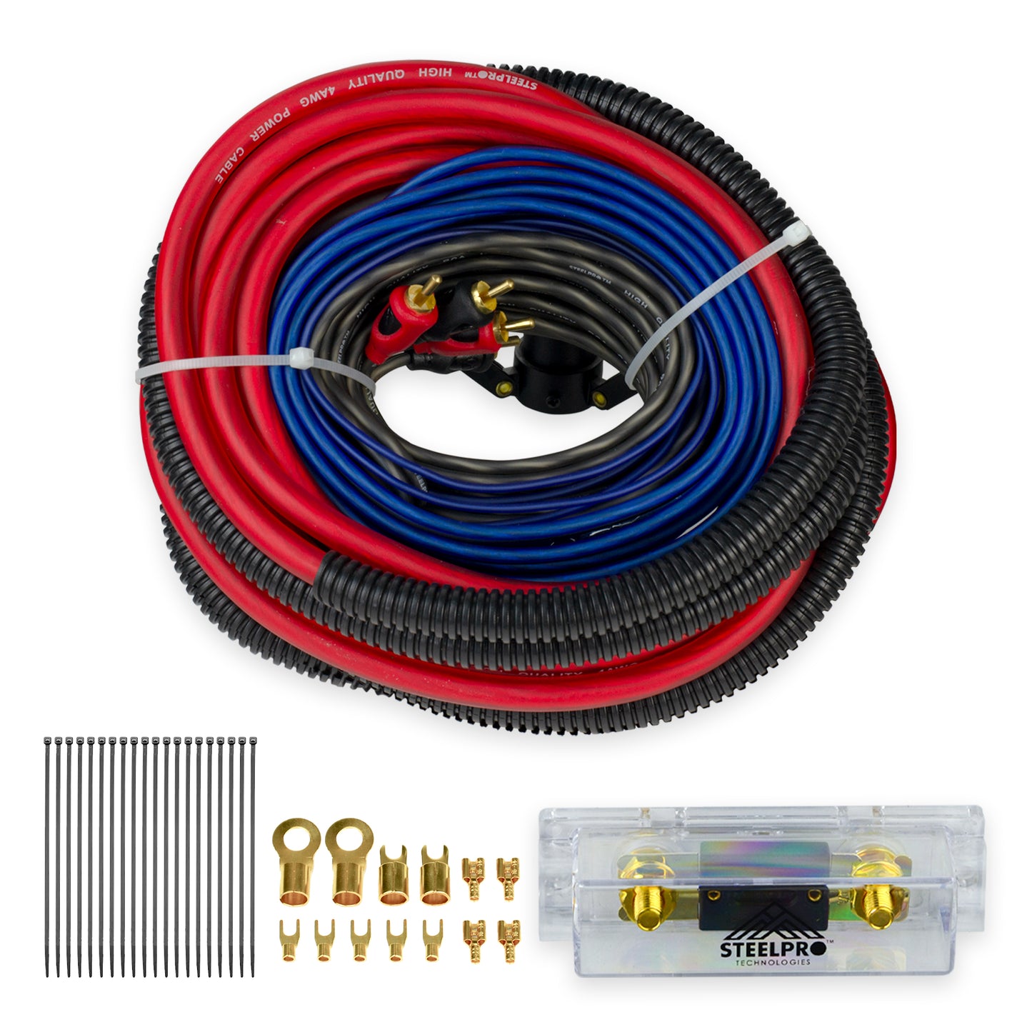 Kit De Instalación Para Amplificador Calibre 8 Steelpro subwoofer Auto Camioneta o bocinas