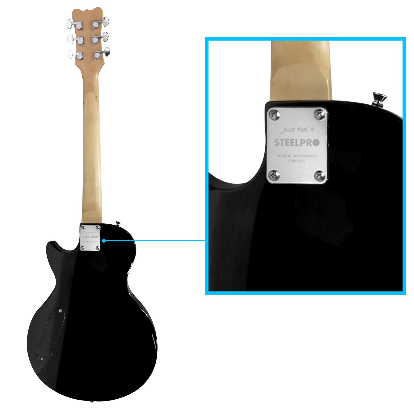 Paquete Guitarra Electrica Jethro 069-SK Series By Steelpro