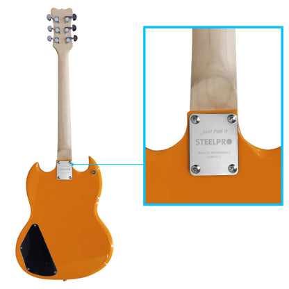 057-SK Kit Guitarra Eléctrica Circles Con Amplificador 20W y Accesorios Para Diestros Jethro By Steelpro
