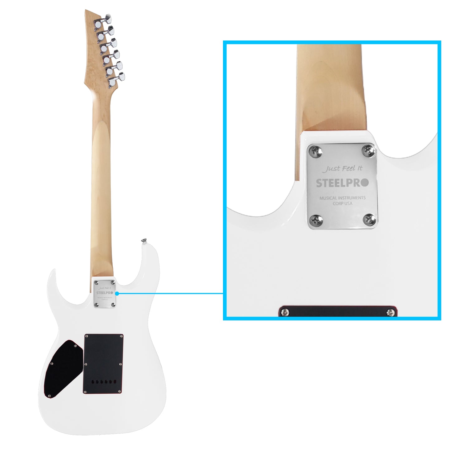 Paquete Guitarra Electrica Jethro 068-SK Series By Steelpro