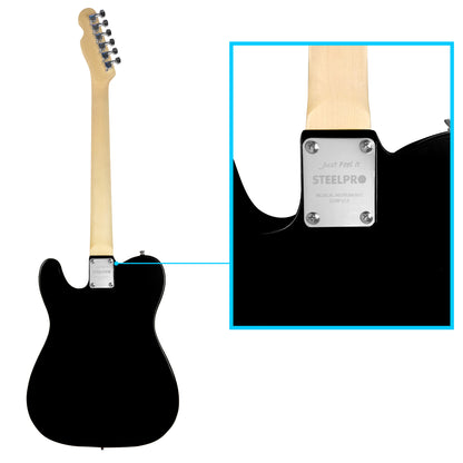 030-SK Kit Guitarra Eléctrica Purple Burst Con Amplificador 20W y Accesorios Para Diestros Jethro By Steelpro