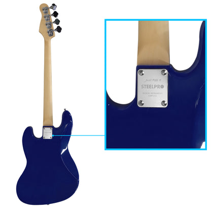 506-SK Kit Bajo Eléctrico Lake Placid Blue Con Amplificador 50W y Accesorios Para Diestros Jethro By Steelpro