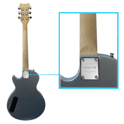 065-SK Kit Guitarra Eléctrica Circles Con Amplificador 20W y Accesorios Para Diestros Jethro By Steelpro