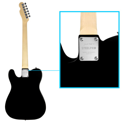072-SK Kit Guitarra Eléctrica Confederate Flag Con Amplificador 20W y Accesorios Para Diestros Jethro By Steelpro