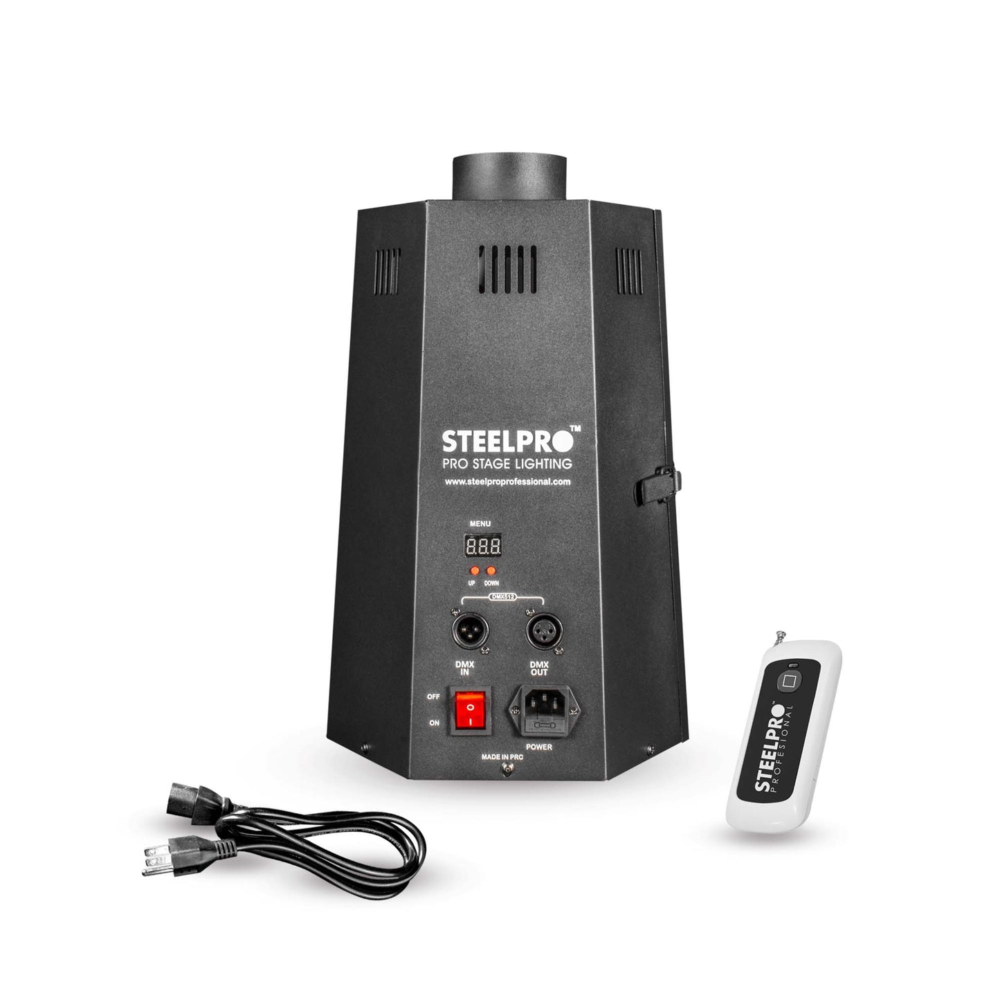 Maquina De Fuego Dmx 200w Lanza Llamas Steelpro