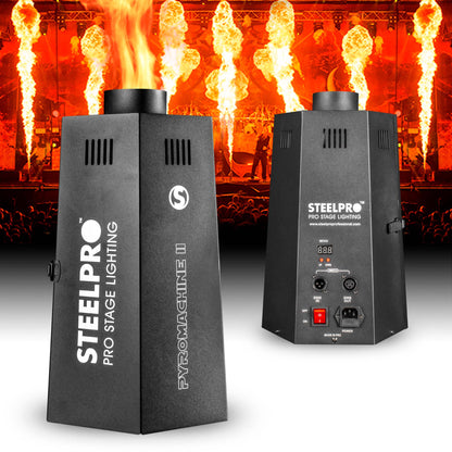 Maquina De Fuego Dmx 200w Lanza Llamas Steelpro