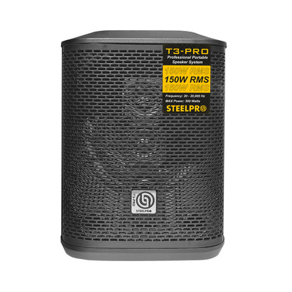 Bafle Amplificado Bluetooth Recargable 8puLG Steelpro T3-PRO