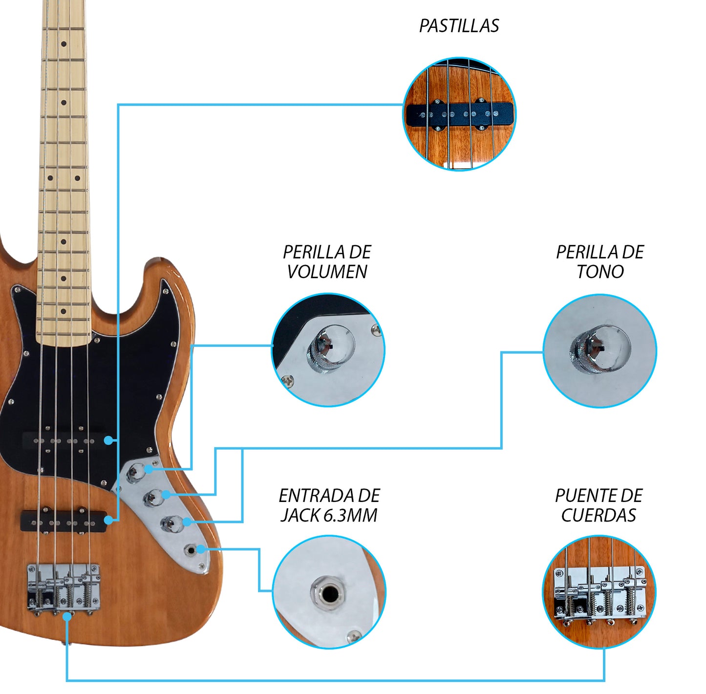 Paquete Bajo Eléctrico Jethro 507-SK Series By Steelpro