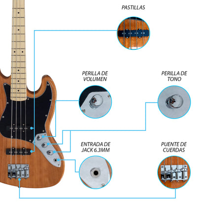 Paquete Bajo Eléctrico Jethro 507-SK Series By Steelpro