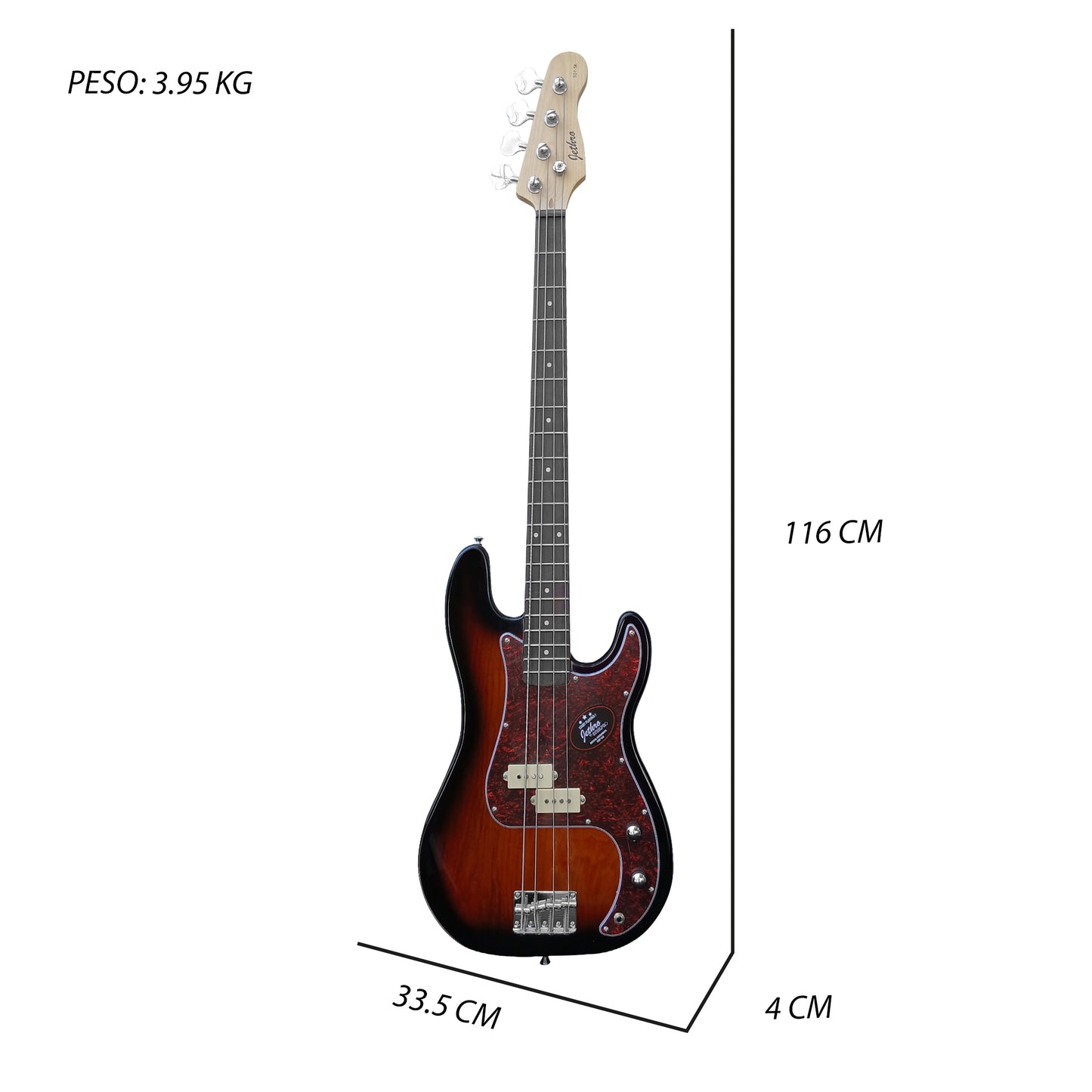 Paquete Bajo Electrico Jethro 501-SK Series By Steelpro