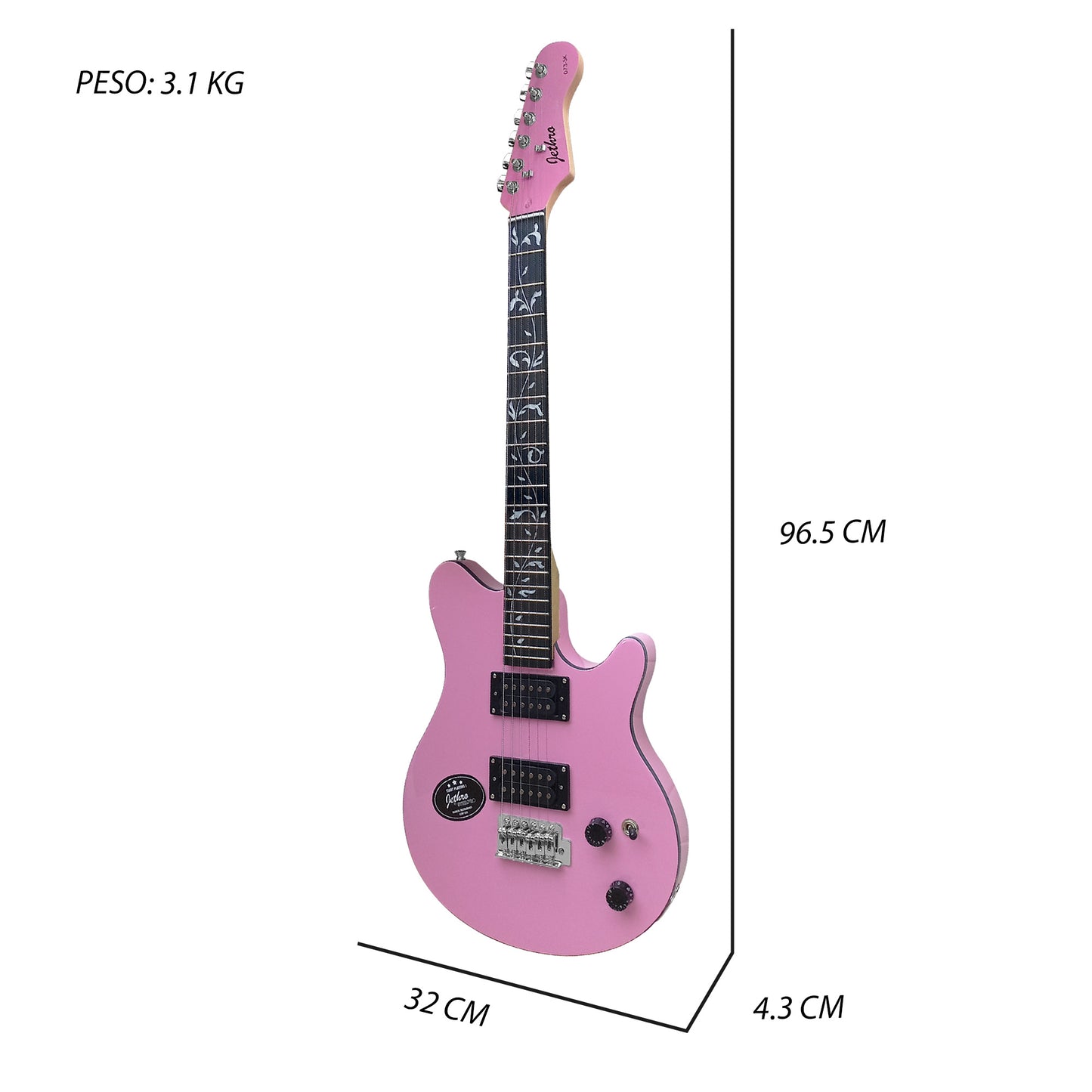 Paquete Guitarra Electrica Jethro 073-SK Series By Steelpro