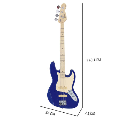 506-SK Kit Bajo Eléctrico Lake Placid Blue Con Amplificador 50W y Accesorios Para Diestros Jethro By Steelpro