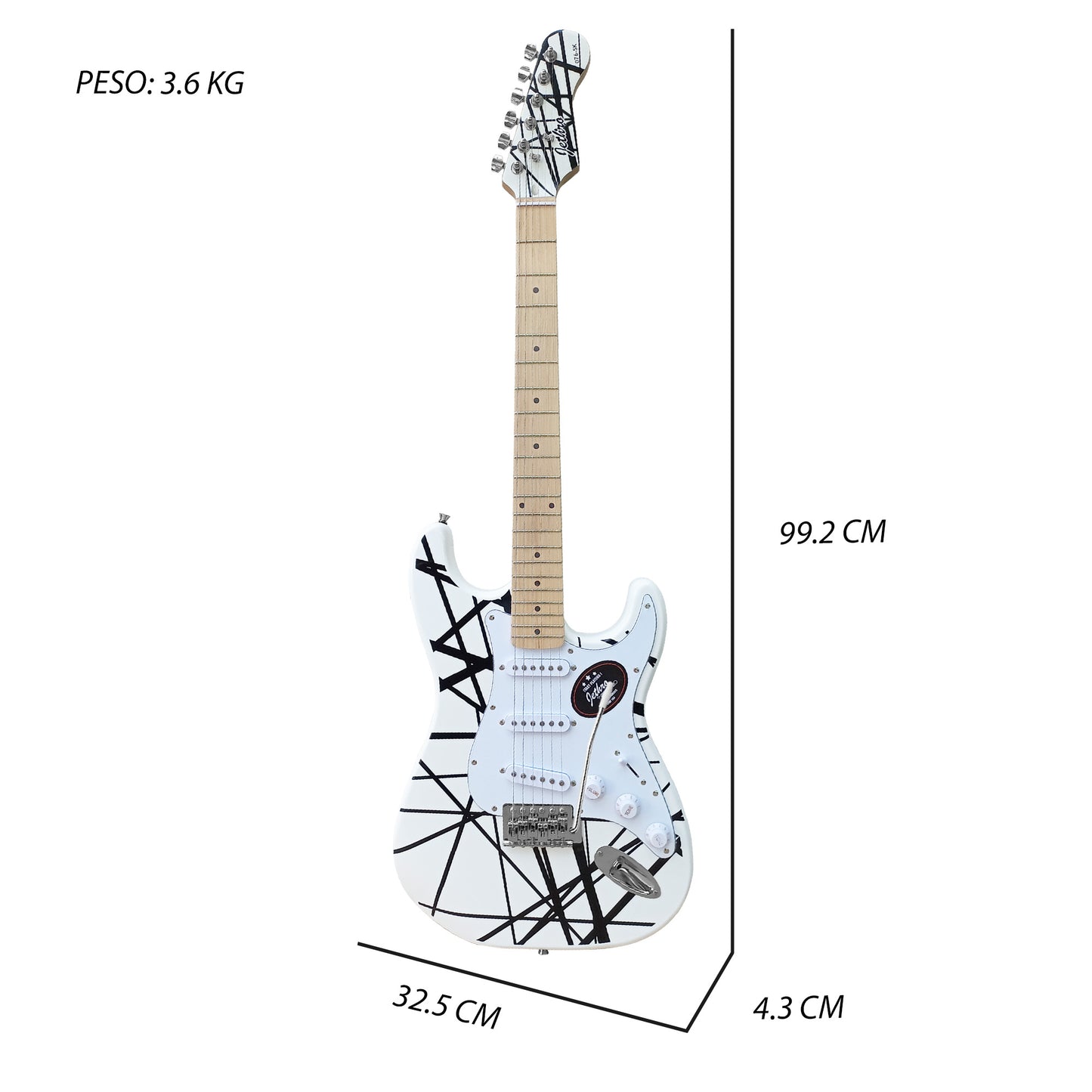 Paquete Guitarra Electrica Jethro 076-SK Series By Steelpro