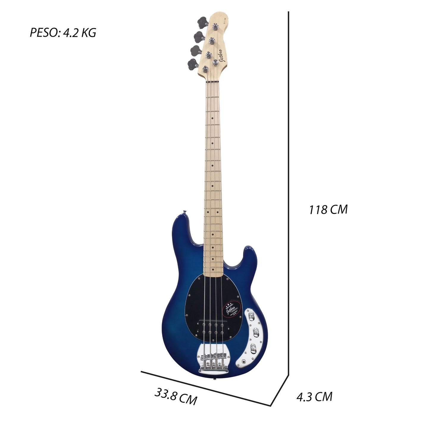 Paquete Bajo Eléctrico Jethro 511-SK Series By Steelpro