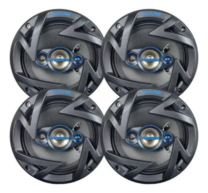 Bocinas 6.5 Pulgadas 4 Piezas /220 Watts 4 Vias By Steelpro
