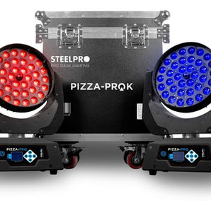 Case Cabezas Robóticas Led Wash/zoom Rgbw 36x15w Steelpro