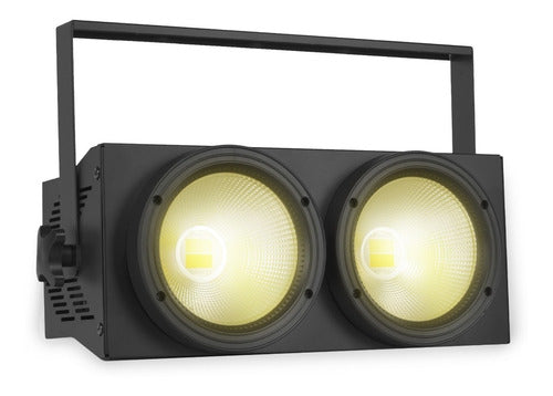 Blinder-2w Steelpro 2x100w Led Blanco Frio/calido