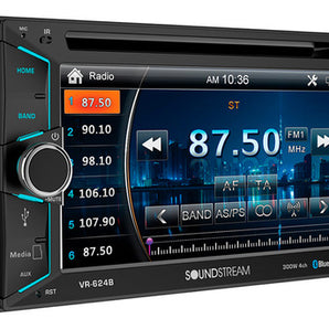 Soundstream Vr-624b Pantalla 6  Din Doble Bluetooth Dvd/cd