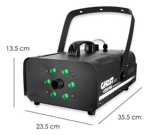 Maquina De Humo 1250w Control Alambrico/inalambrico Steelpro Color Negro