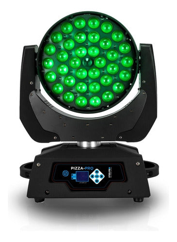 Cabeza Robotica Led Wash/zoom Rgbw 36x15w Pizza-pro Steelpro