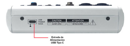 Mezcladora 4 Canales Dsp 99 Efectos Pro Bluetooth /usb Analogica Color Blanco Voz De Diablo Y Voz De Ardilla Steelpro