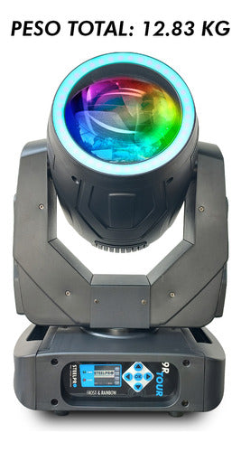 Case 2 Cabezas Moviles Beam 9r Efecto Arcoiris/agua Steelpro